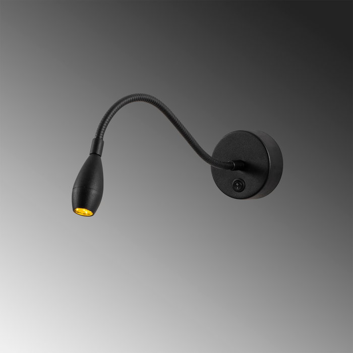 Opviq Reading - 3251 Lámpara de pared de metal negro con altura ajustable Opviq Reading - 3251 Lámpara de pared de metal negro con altura ajustable